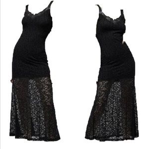 Black Lace Maxi dress